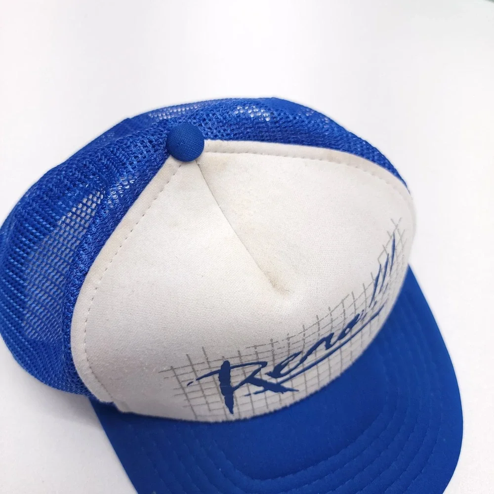 Vintage Reno Nevada Youth Hat‎ Logo Mesh Snap Back Trucker Cap 80s